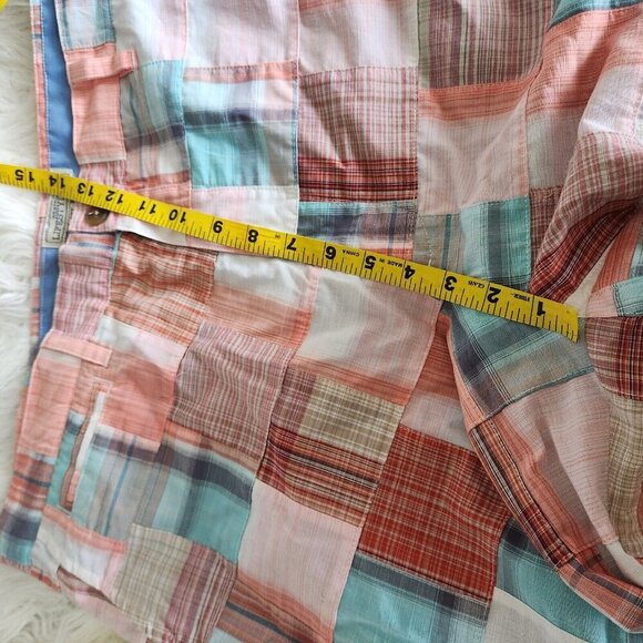 Westport Lifestyle Patchwork Short Men's‎ 40 TALL Pink Plaid Preppy Beach Casual - Picture 7 of 13